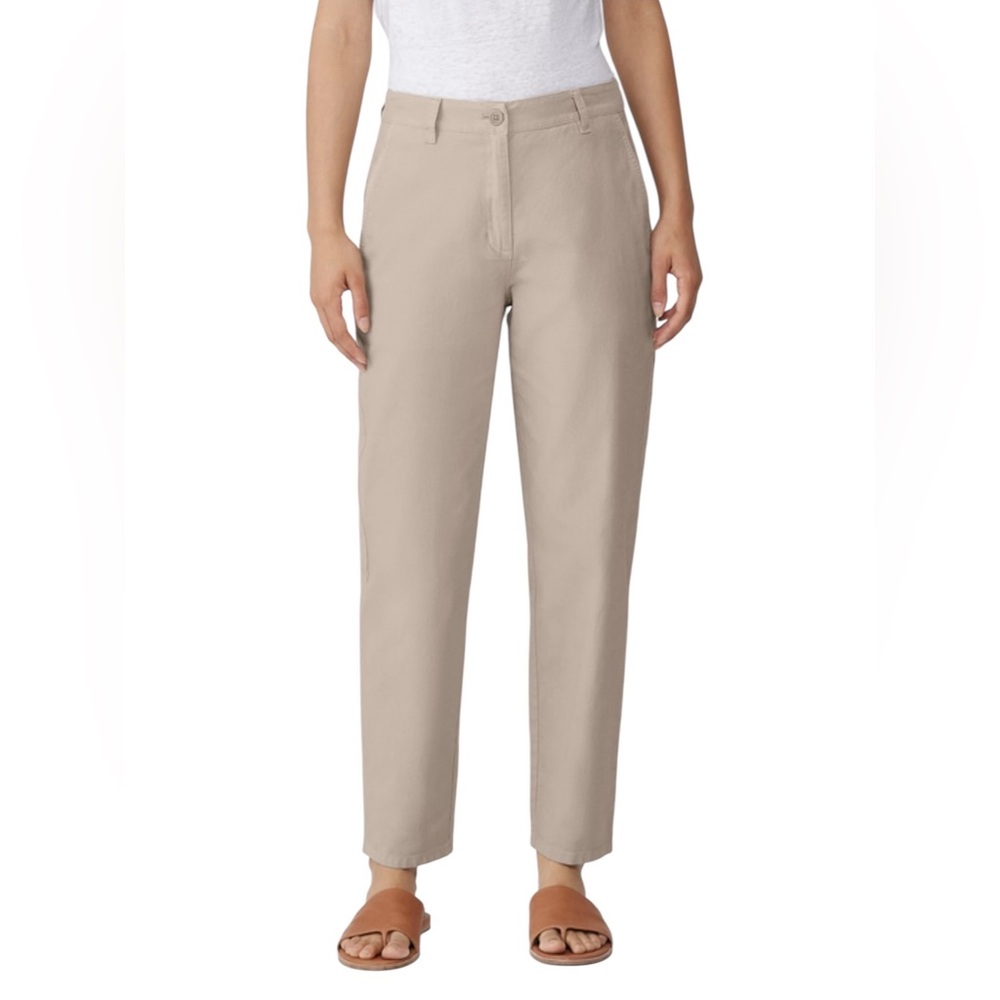 Eileen Fisher Hemp Stretch Tapered Pant(NWT)